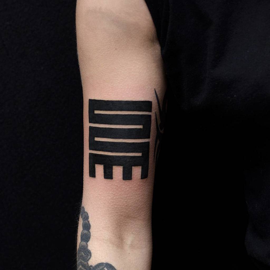 Tatuaggio Adinkra Nero